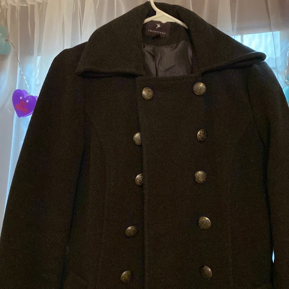 Long grey coat